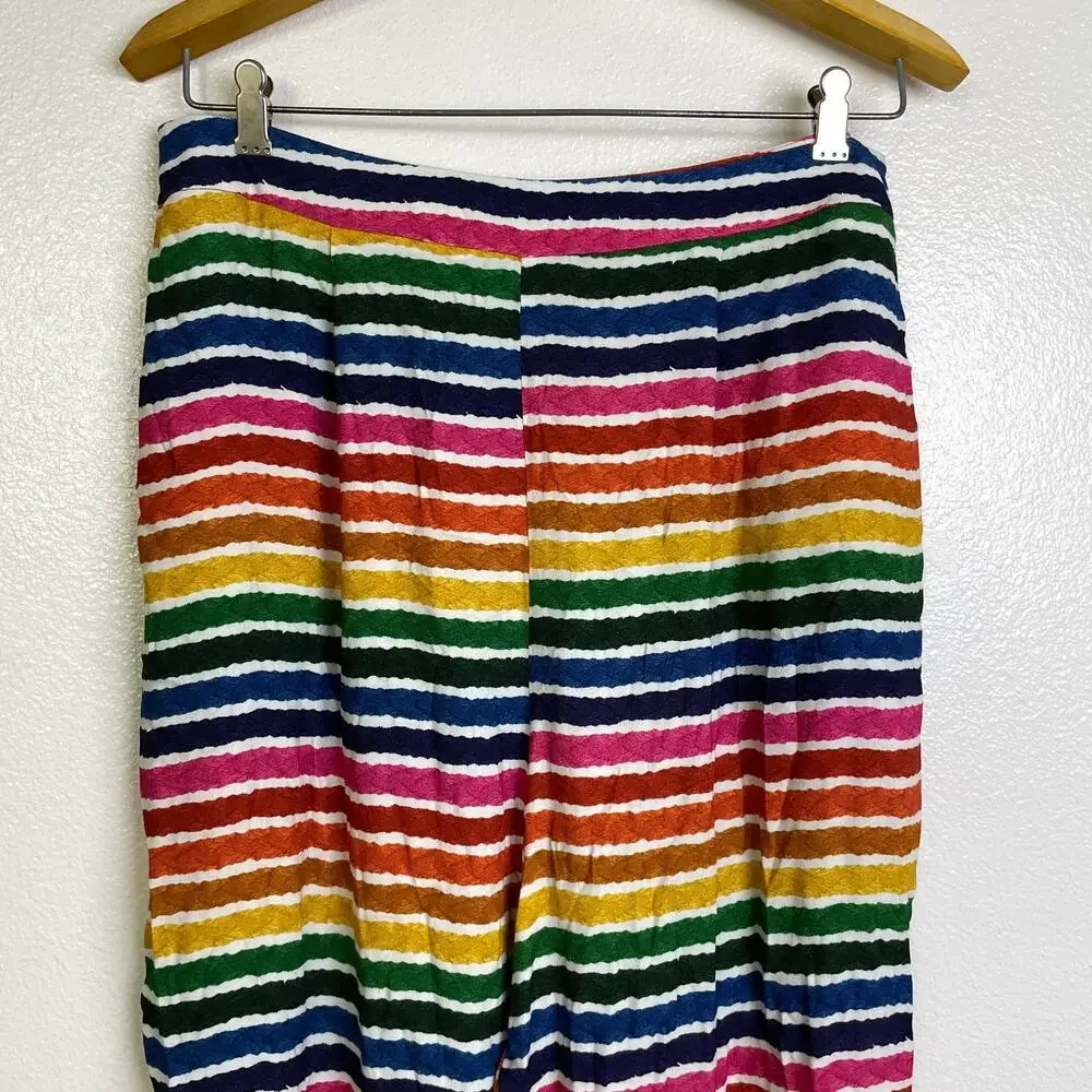 FARM Rio Colorful Striped Wide Leg Pants - Picture 9 of 11